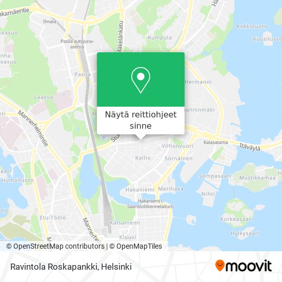 Ravintola Roskapankki kartta