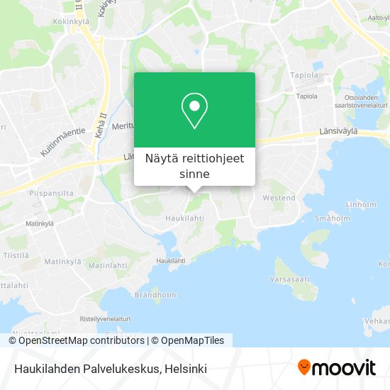 Haukilahden Palvelukeskus kartta