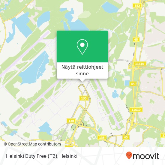 Helsinki Duty Free (T2) kartta