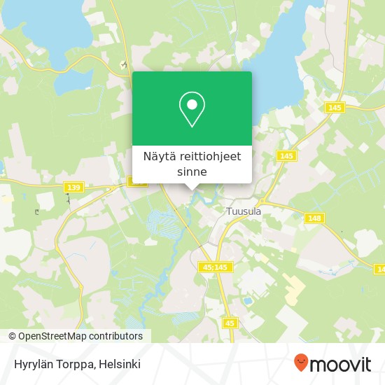 Hyrylän Torppa kartta