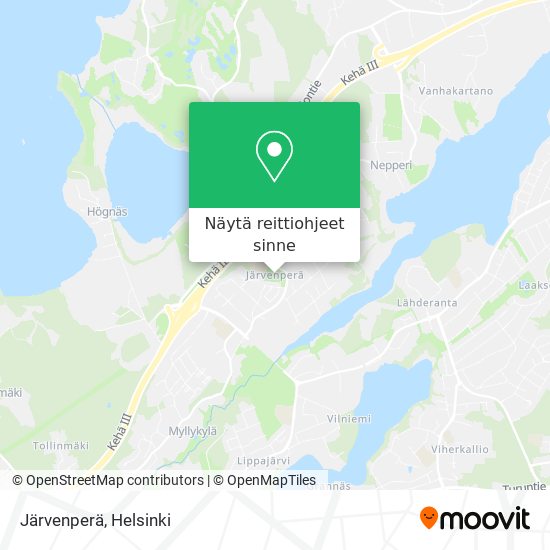 Kuinka päästä kohteeseen Järvenperä paikassa Espoo kulkuvälineellä Bussi  tai Raitiovaunu?