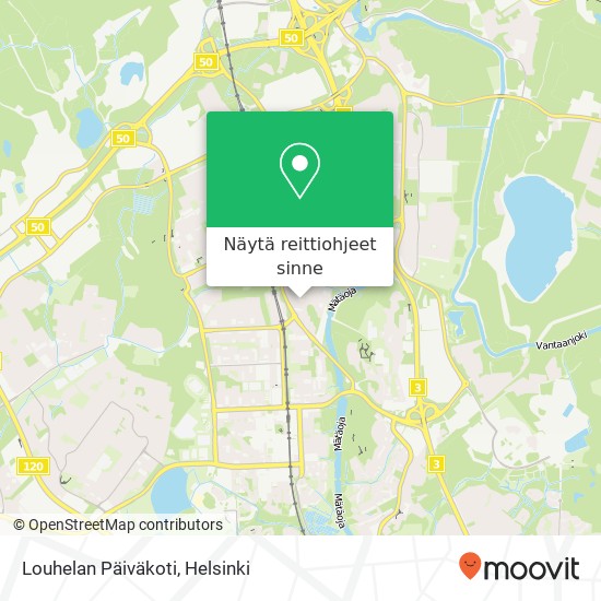 Louhelan Päiväkoti kartta