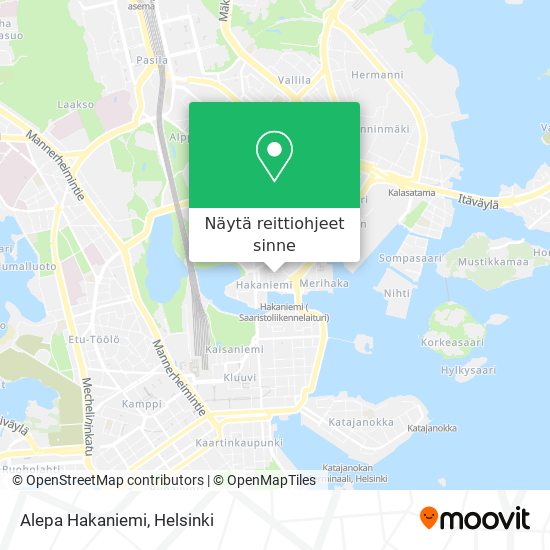 Kuinka päästä kohteeseen Alepa Hakaniemi paikassa Helsinki kulkuvälineellä  Bussi, Juna tai Metro?