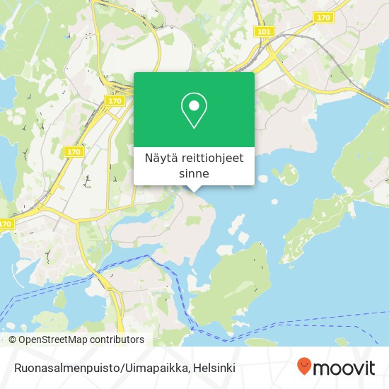 Ruonasalmenpuisto/Uimapaikka kartta