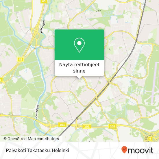 Päiväkoti Takatasku kartta