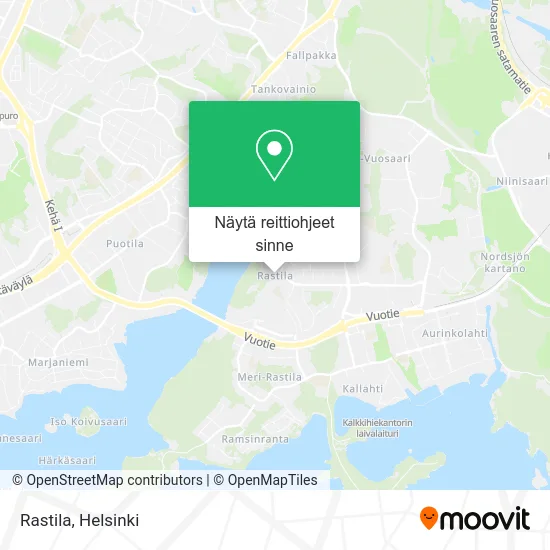 Rastila kartta