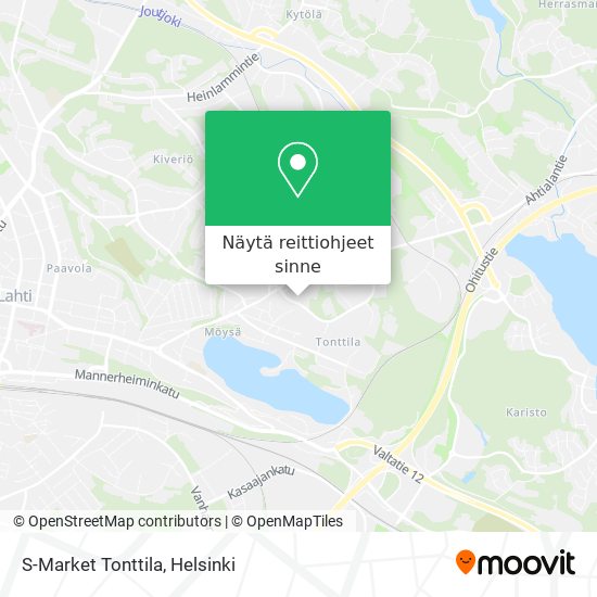 S-Market Tonttila kartta