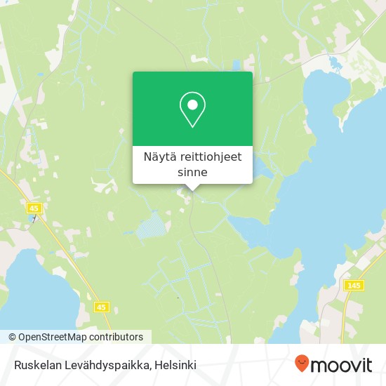 Ruskelan Levähdyspaikka kartta