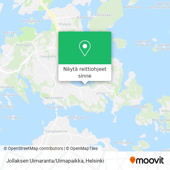 Jollaksen Uimaranta/Uimapaikka kartta