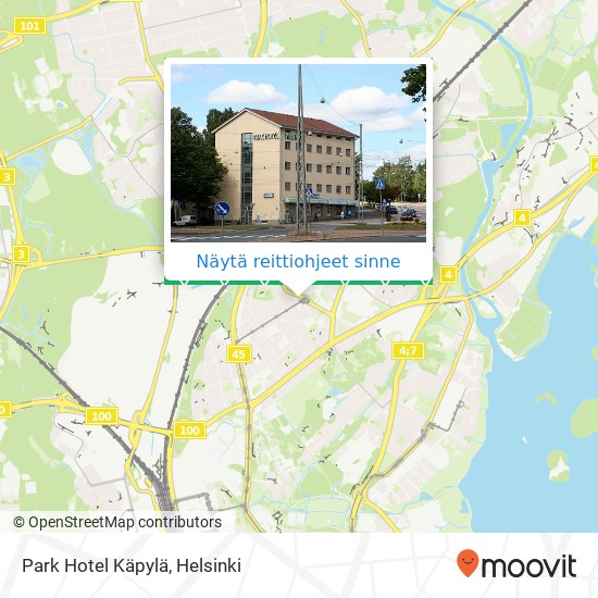 Park Hotel Käpylä kartta