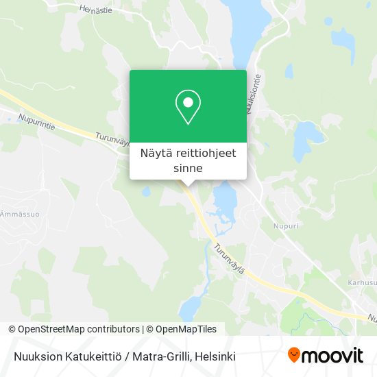 Nuuksion Katukeittiö / Matra-Grilli kartta