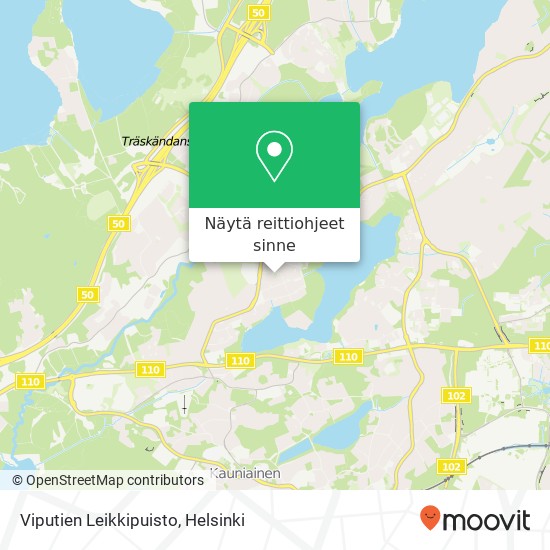 Viputien Leikkipuisto kartta