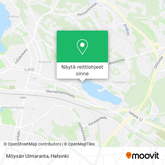 Möysän Uimaranta kartta