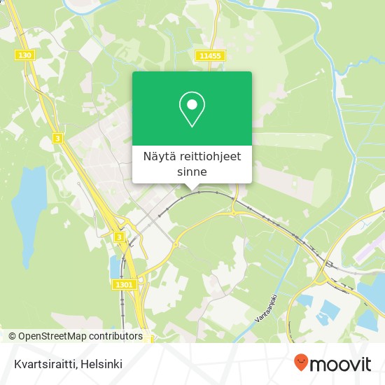 Kvartsiraitti kartta