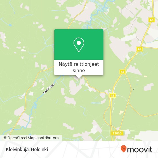 Kleivinkuja kartta