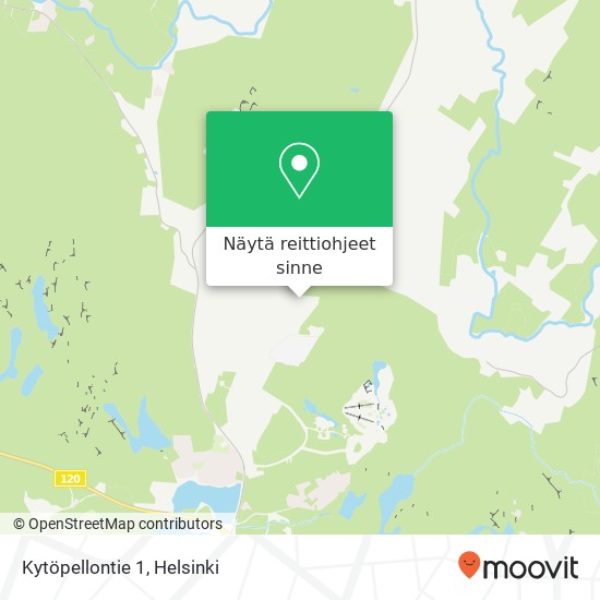 Kytöpellontie 1 kartta