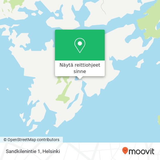 Sandkilenintie 1 kartta