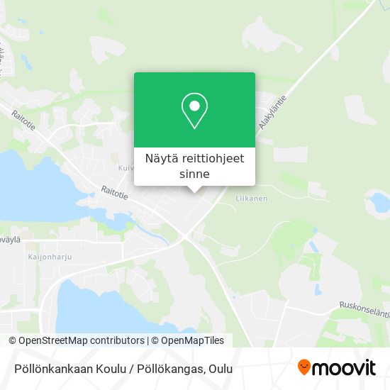Pöllönkankaan Koulu / Pöllökangas kartta