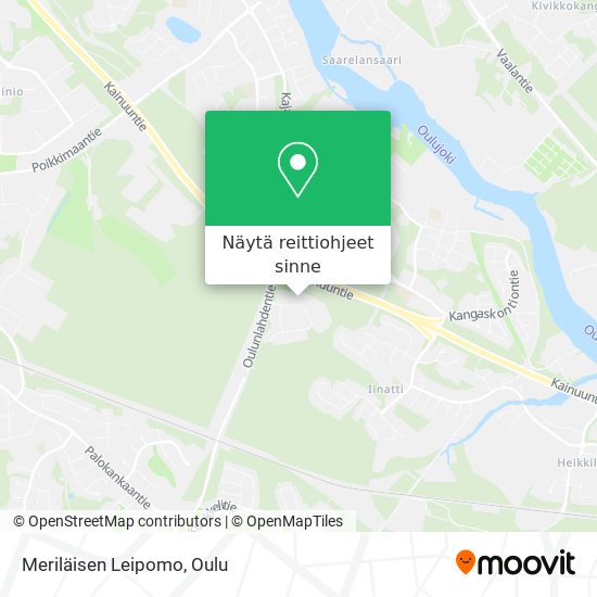 Meriläisen Leipomo kartta