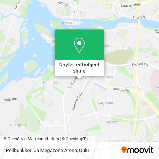 Pelibunkkeri Ja Megazone Arena kartta