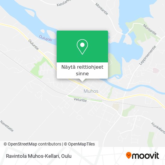 Ravintola Muhos-Kellari kartta