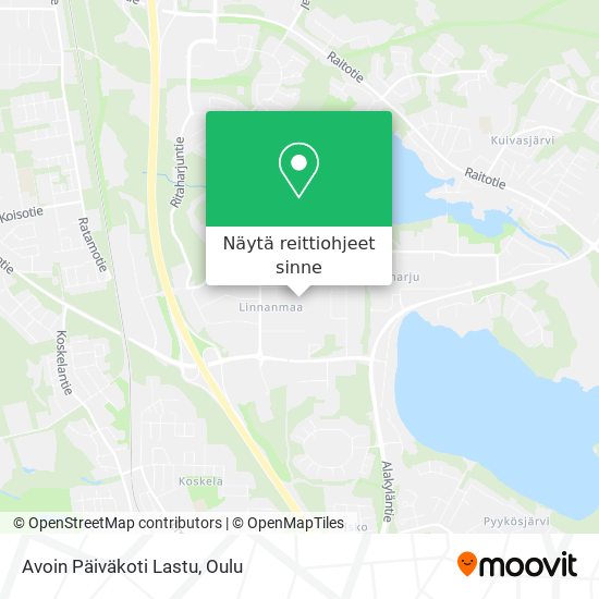 Avoin Päiväkoti Lastu kartta