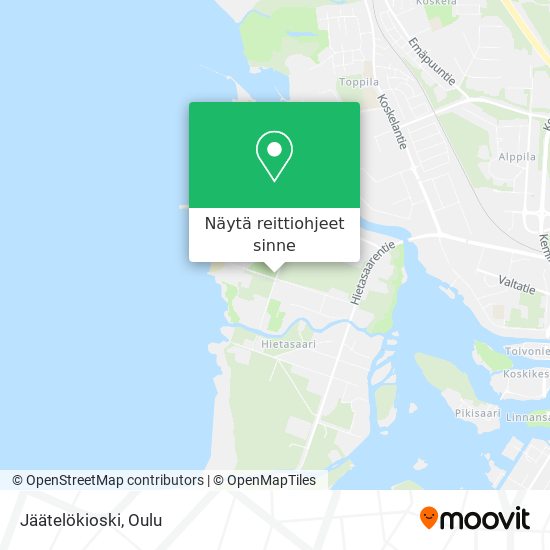 Jäätelökioski kartta