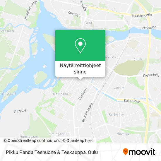 Pikku Panda Teehuone & Teekauppa kartta