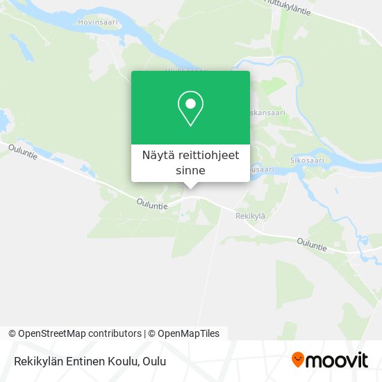 Rekikylän Entinen Koulu kartta