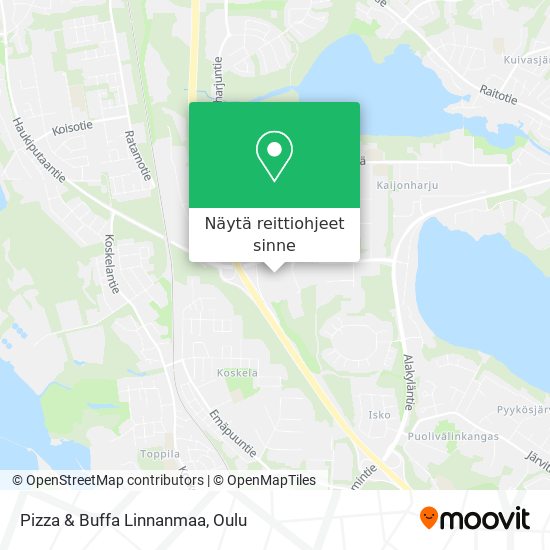Pizza & Buffa Linnanmaa kartta