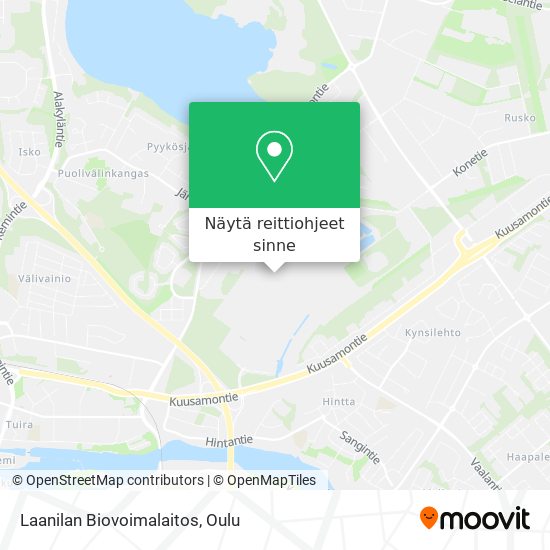 Laanilan Biovoimalaitos kartta