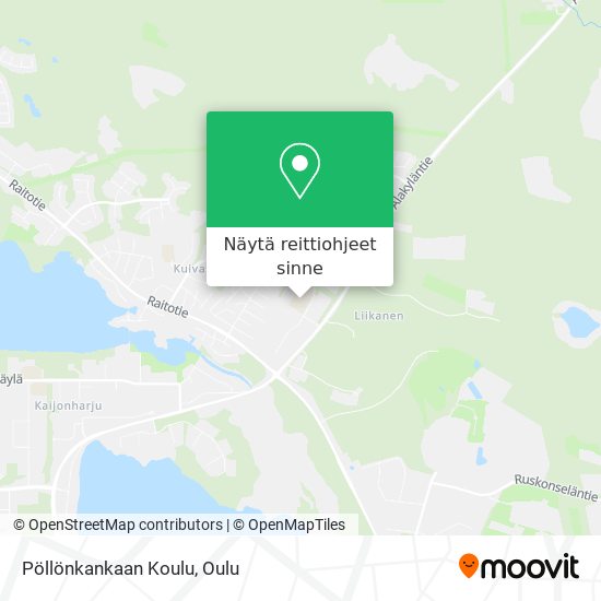 Pöllönkankaan Koulu kartta