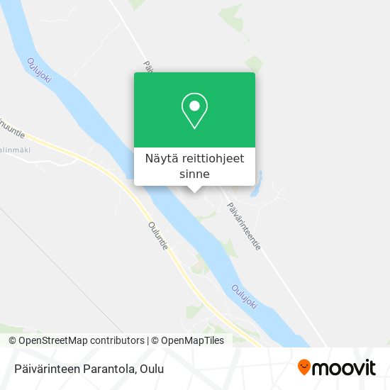 Päivärinteen Parantola kartta