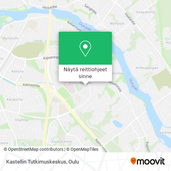 Kastellin Tutkimuskeskus kartta