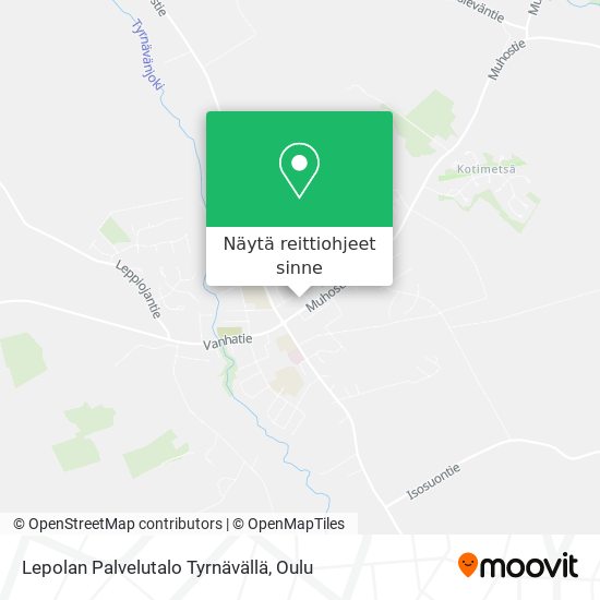 Lepolan Palvelutalo Tyrnävällä kartta