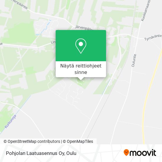 Pohjolan Laatuasennus Oy kartta