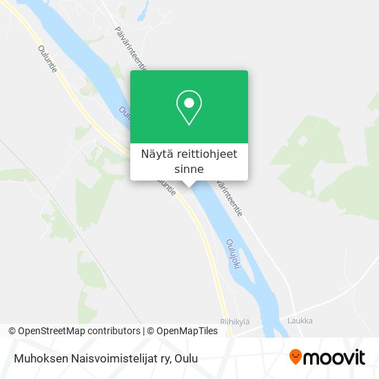 Muhoksen Naisvoimistelijat ry kartta