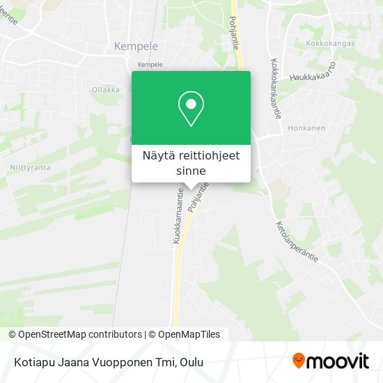 Kotiapu Jaana Vuopponen Tmi kartta