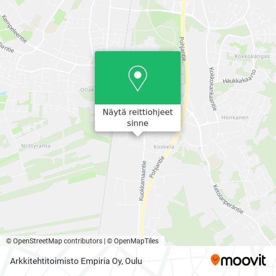 Arkkitehtitoimisto Empiria Oy kartta