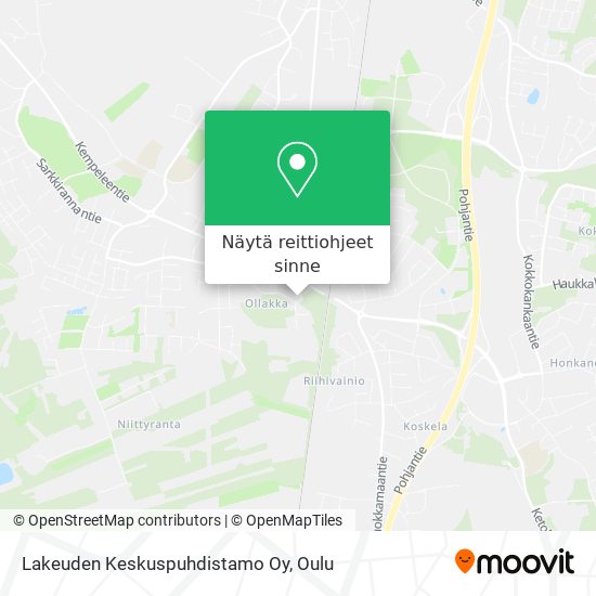 Lakeuden Keskuspuhdistamo Oy kartta