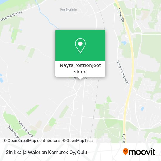 Sinikka ja Walerian Komurek Oy kartta