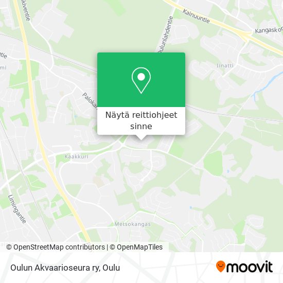 Oulun Akvaarioseura ry kartta