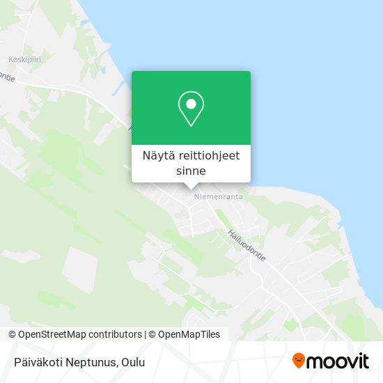 Päiväkoti Neptunus kartta