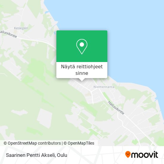 Saarinen Pentti Akseli kartta