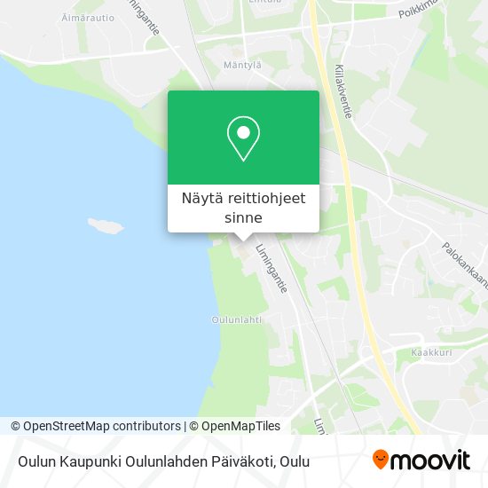Oulun Kaupunki Oulunlahden Päiväkoti kartta