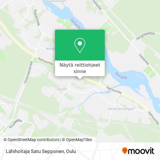 Lähihoitaja Satu Sepponen kartta