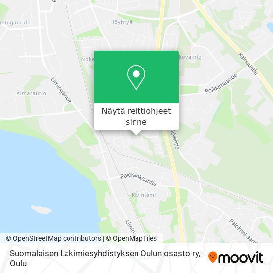 Suomalaisen Lakimiesyhdistyksen Oulun osasto ry kartta