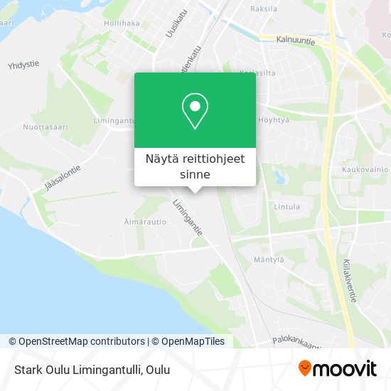 Stark Oulu Limingantulli kartta