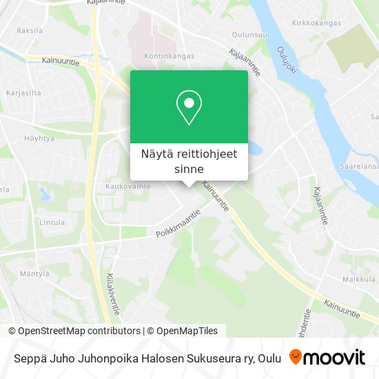 Seppä Juho Juhonpoika Halosen Sukuseura ry kartta