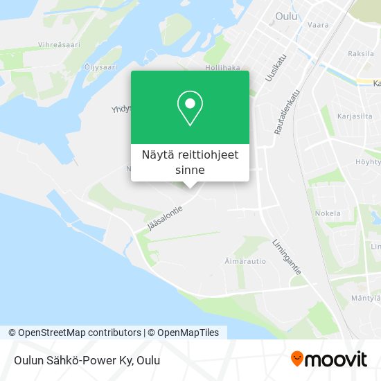 Oulun Sähkö-Power Ky kartta